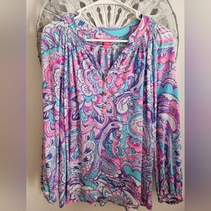 EUC Lilly Pulitzer ELSA Blouse